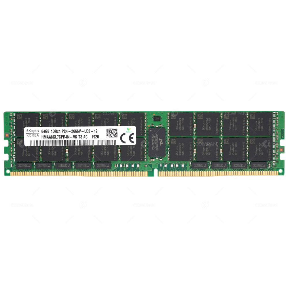HMAA8GL7CPR4N-VK HYNIX DDR4 64GB 4DRX4 PC4-21333 2666MHZ LRDIMM CL19